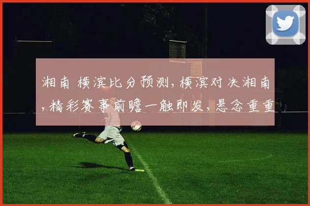 湘南 横滨比分预测,横滨对决湘南,精彩赛事前瞻一触即发,悬念重重